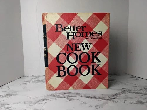 Vintage MCM 1968 Better Homes and Gardens New Cook Book 5 Ring Binder