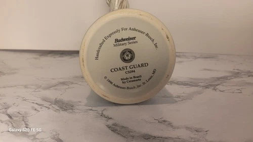 1996 Budweiser Military Series Coast Guard Stein with Box & Certificate