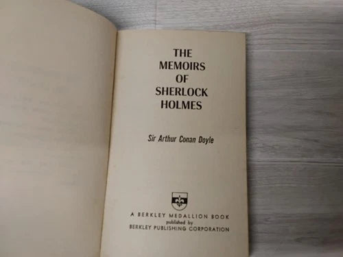 The Memoirs of Sherlock Holmes by Sir Arthur Conan Doyle.