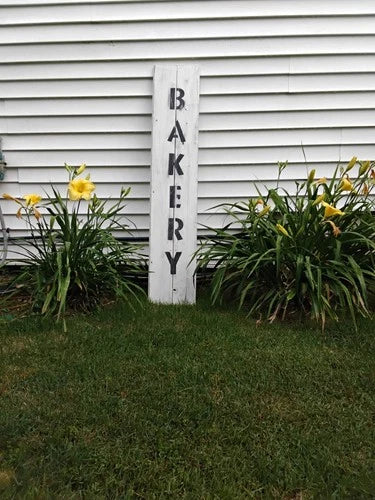 Barn Find-Antique Wooden Bakery Sign Farmhouse Decor