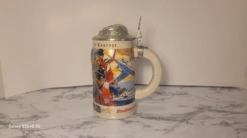2000 U.S Coast Guard Stein Collector Edition Anheuser Busch Beer Stein New