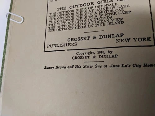 Set Of 3: 1916 Bunny Brown Childrens Books