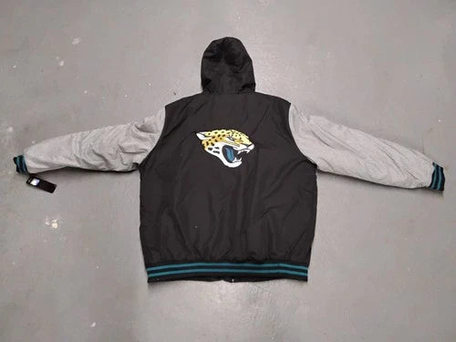 2XL Jacksonville Jaguars Zip Up Hoddie With NFL Tag