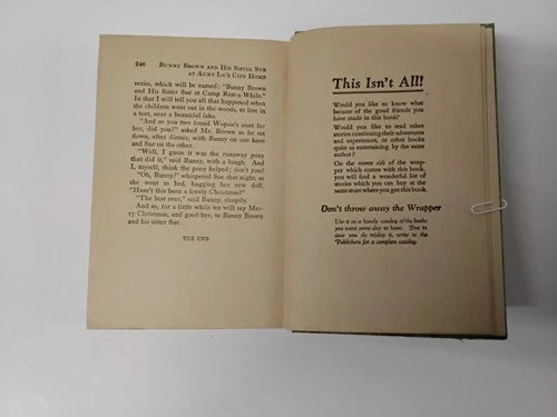 Set Of 3: 1916 Bunny Brown Childrens Books