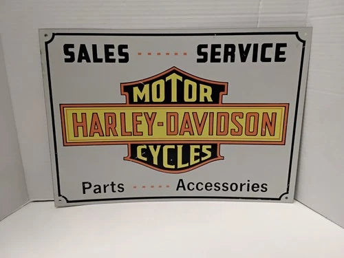Harley Davidson Service Aluminum Sign
