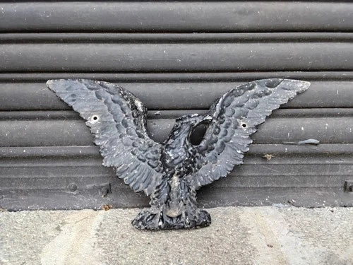 Vintage Cast Iron Eagle Plaque