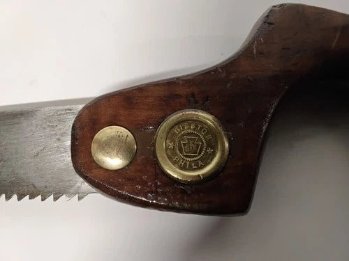 Antique Henry Disston Keyhole Saw Restored Pre-Civil War 1845-1860 Keystone