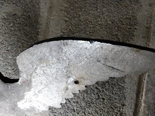 Vintage Cast Iron Eagle Plaque