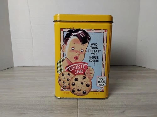 Nestle Toll House Cookie Canister 1980s