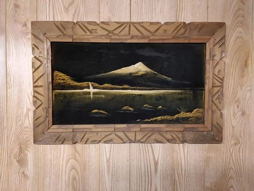 MCM: Mountian View Oil Painting