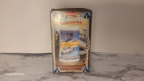 1996 Budweiser Military Series Coast Guard Stein with Box & Certificate
