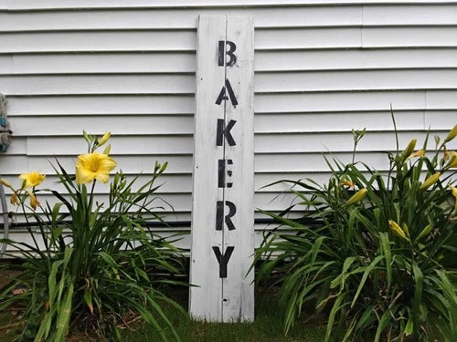 Barn Find-Antique Wooden Bakery Sign Farmhouse Decor