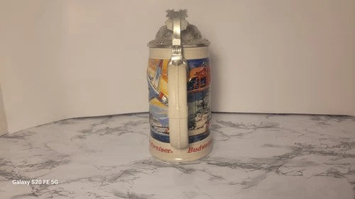 2000 U.S Coast Guard Stein Collector Edition Anheuser Busch Beer Stein New